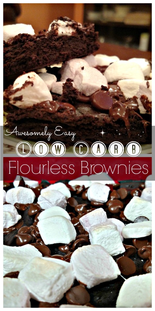 Awesomely Easy Low Carb Flourless Brownies