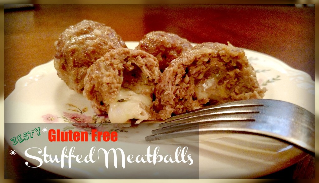 Zesty Stuffed Gluten Free Meatball Recipe