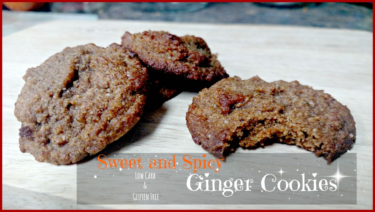 Sweet and Spicy Low Carb Ginger Cookies Recipe