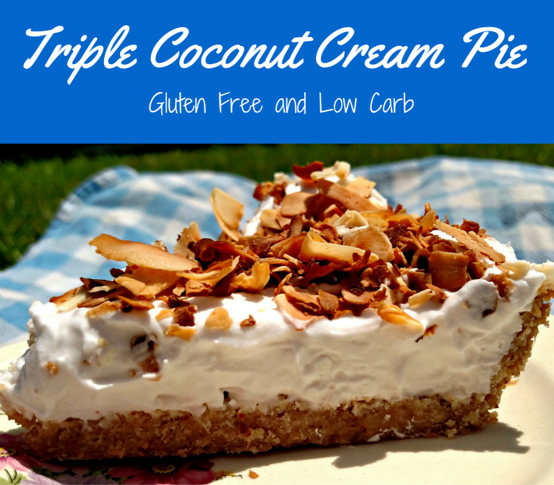 Easy Gluten Free Low Carb Coconut Pie